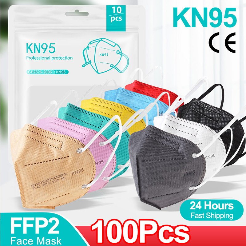 10-100PCS mascarillas FFP2 Fac - огляд і ціна Disposable Surgical Mask